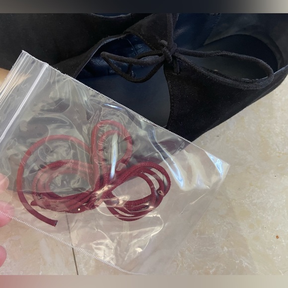 Celine Black Suede Babouche Pointed Toe Ballet Flats - Picture 12 of 13